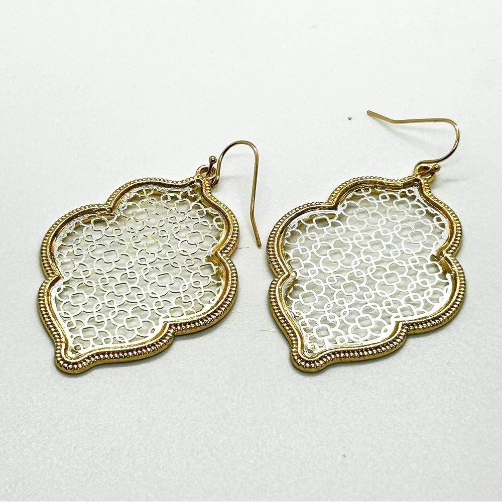 NWOT two tone stainless steel 18k gold plated